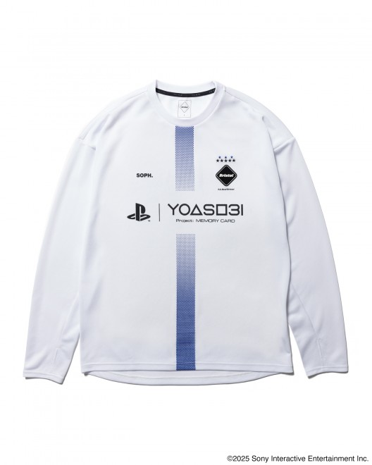 YOASOBI, PlayStation, and SOPH.’s F.C.Real Bristol unveil collaborative jersey inspired by PlayStation 5, marking the release of “PLAYERS” and PlayStation’s 30th anniversary.